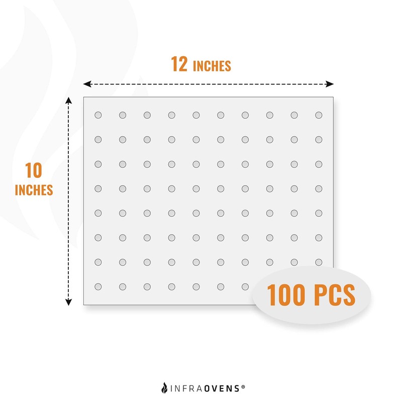 Parchment Paper Sheets for Toaster Oven Air Fryer 10 x 12 Compatible 10 x 12 gallery