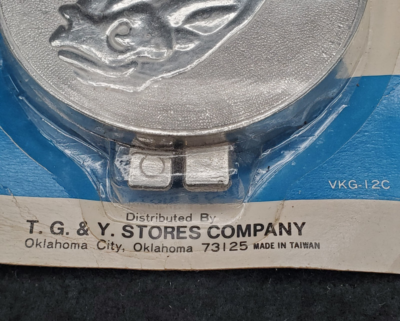 Vintage Hamburger Press Cow Steer Mold TG&Y Aluminum Farmhouse 3.5" NEW gallery