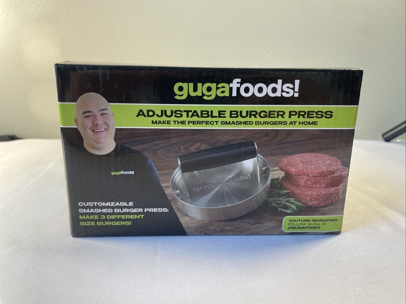 Guga Foods! Adjustable Burger Press Make The Perfect Smash Burger gallery