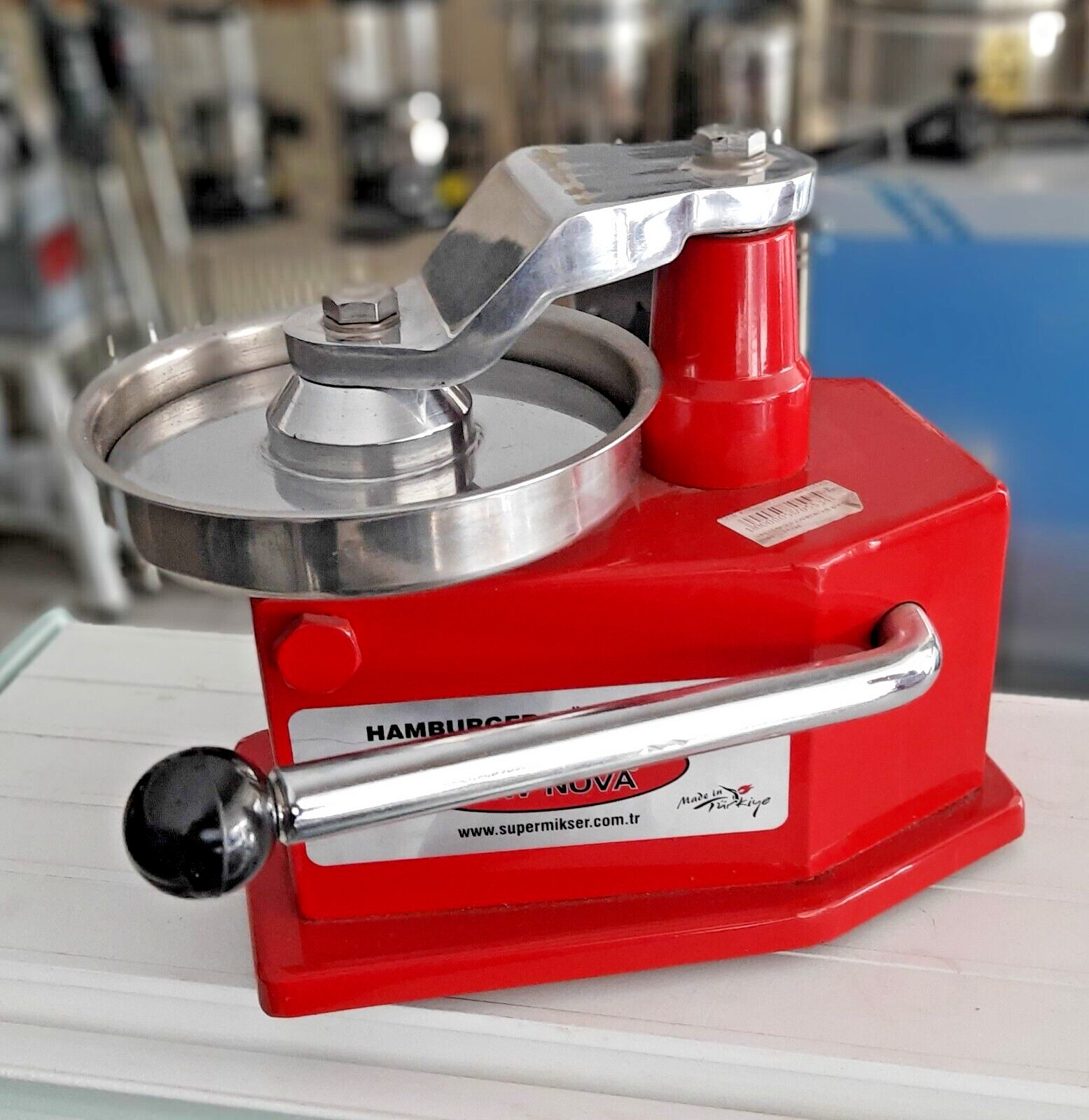 Manual Burger Press Hamburger Meat Press Machine Professional Heavy Duty gallery