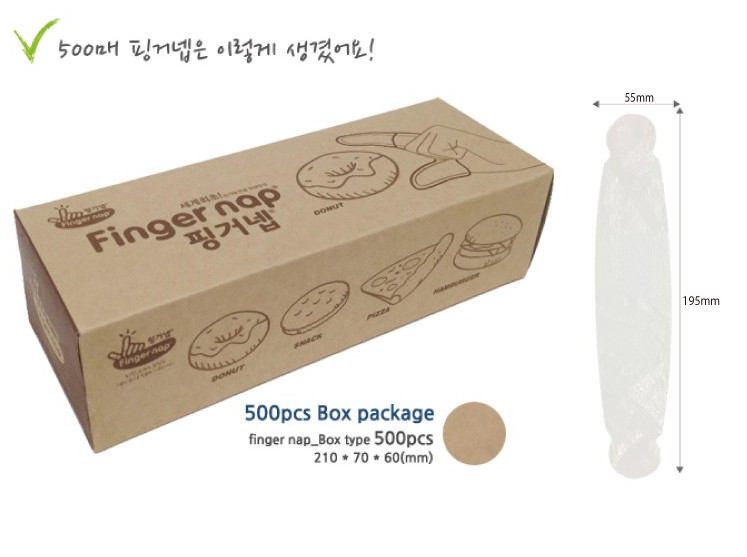 Finger Nap Sanitary Disposable Clear Glove Hamburger Donut Pizza Chicken 500pcs gallery