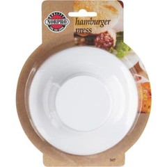(12)-Norpro 4.5″ Diameter White Plastic Hamburger Patti Press 507