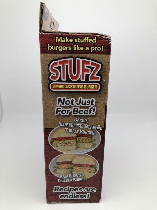 STUFZ Americas Stuffed Burger As Seen On TV Make Burgers Like A Pro! Brand New gallery