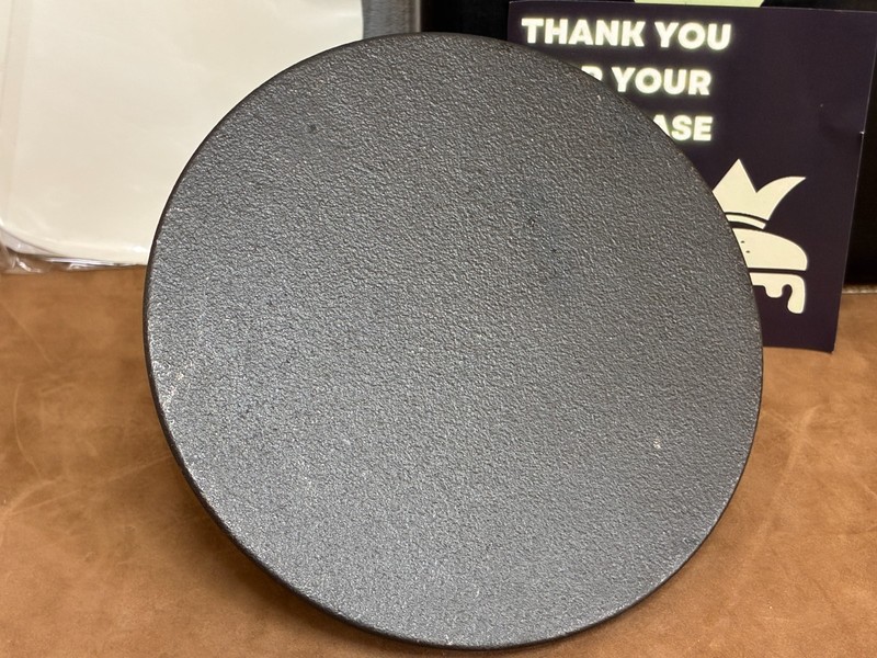 SMASHER KING Burger Press w/ Packet of Patty Paper ~ Premium Cast Iron ~ NIB gallery