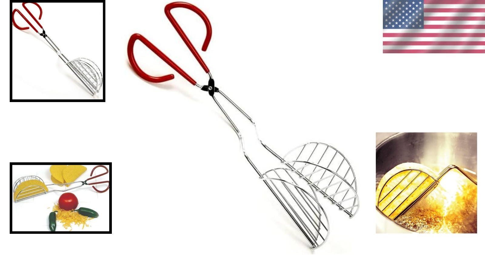 Taco Press Kitchen Tool for Homemade Tortillas and Taco Shells gallery
