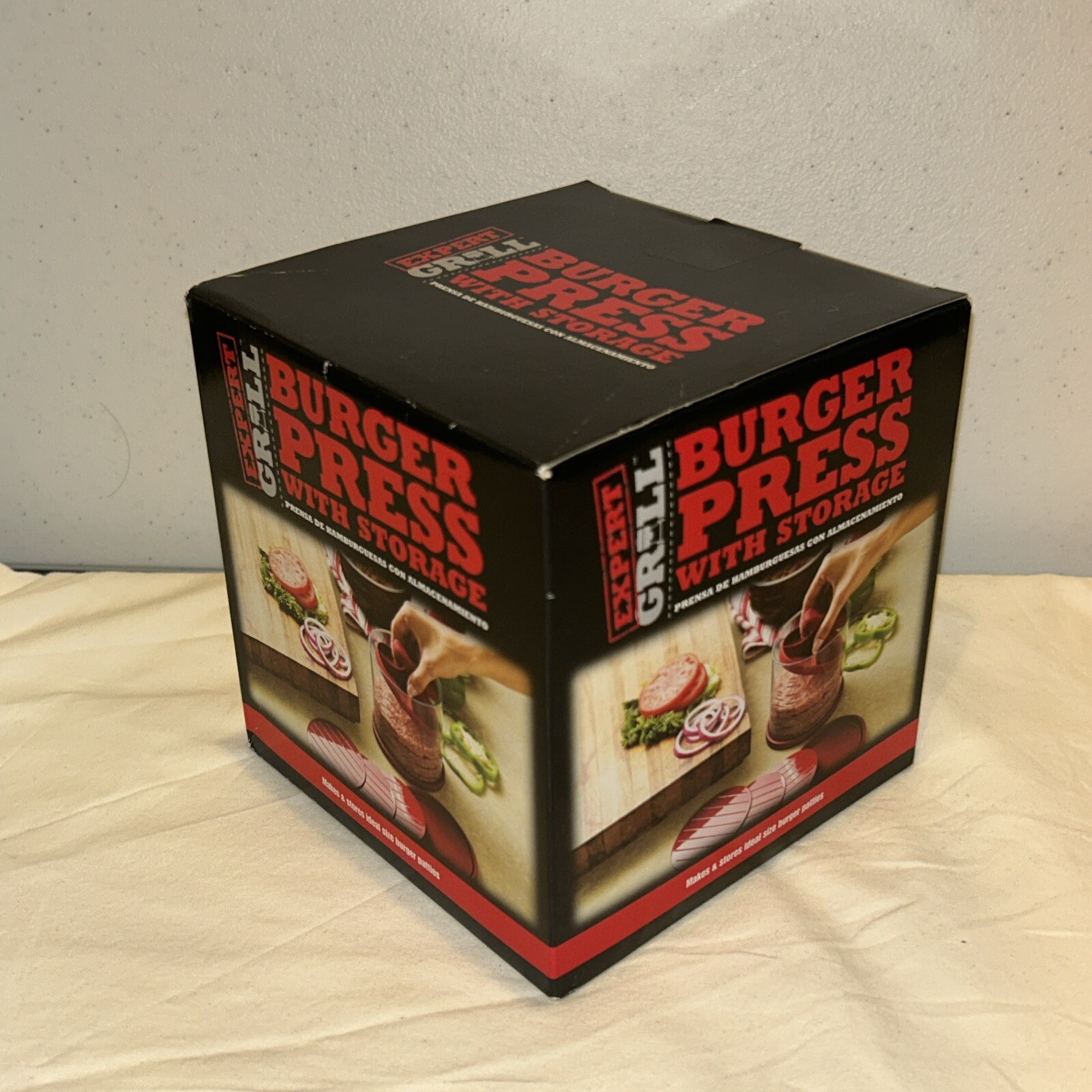 Expert Grill Burger Press with Storage - Makes & Stores 7 Perfect Patties gallery