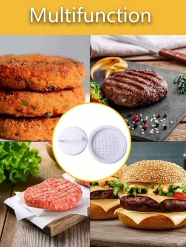 1pc Non-Stick Burger Patty Press - Hamburger Maker for BBQ & Kitchen Use (NEW) gallery