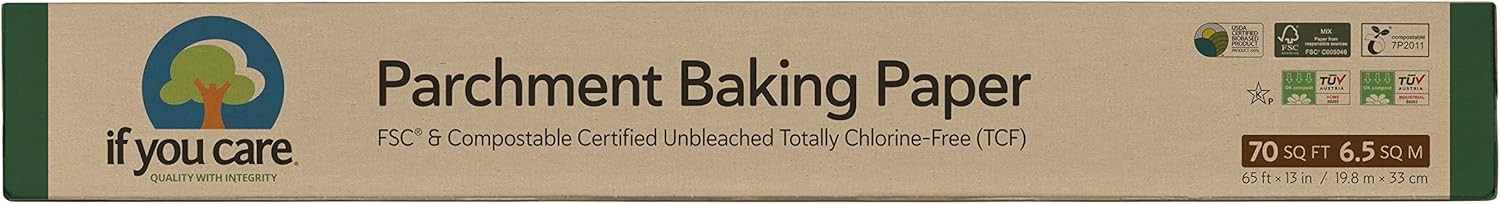 If You Care Parchment Baking Paper, 70 sq ft 70 Sq Ft (Pack of 1) gallery
