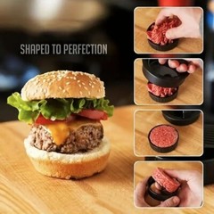 Non Stick 3-In-1 Stuffed Burger Press Hamburger Patty Mold Maker Slider BBQ