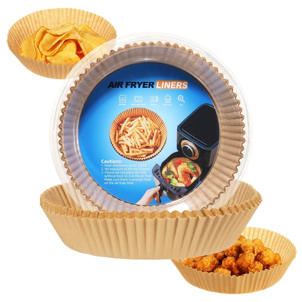 Air Fryer Liners Disposable 6.5 IN,100PCS Round 6.5inch-100PCS,