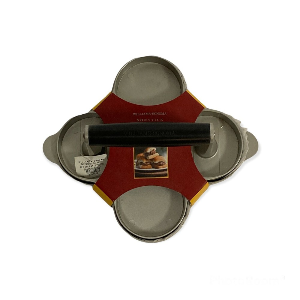 NWT Williams Sonoma Nonstick Mini Burger Press Sliders 4 Patties