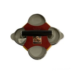 NWT Williams Sonoma Nonstick Mini Burger Press Sliders 4 Patties