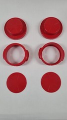 Lot of 2 Stuff-A-Burger Presses 4.5 Inch diameter Stuffed Burger Cheeseburger
