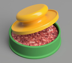Hamburger Press: Create Perfectly Shaped Patties with Innovative Design