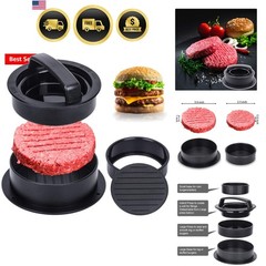 Burger Press, Hamburger Press Patty Maker With 100Pcs Hamburger Patty Paper, …