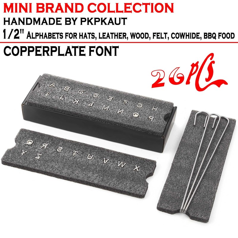 26Pcs Mini 1/2" Branding Irons, Alphabet Custom Wood Branding Iron Personaliz... gallery