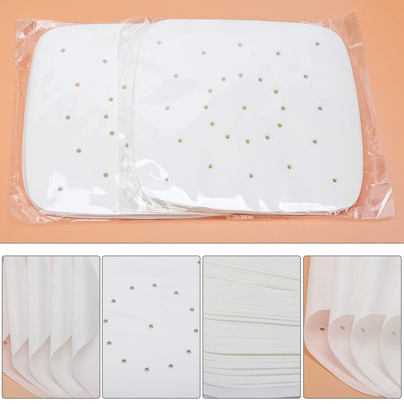 Beasea Air Fryer Square Liners 8 Inch, 200pcs Parchment Paper 8 White gallery