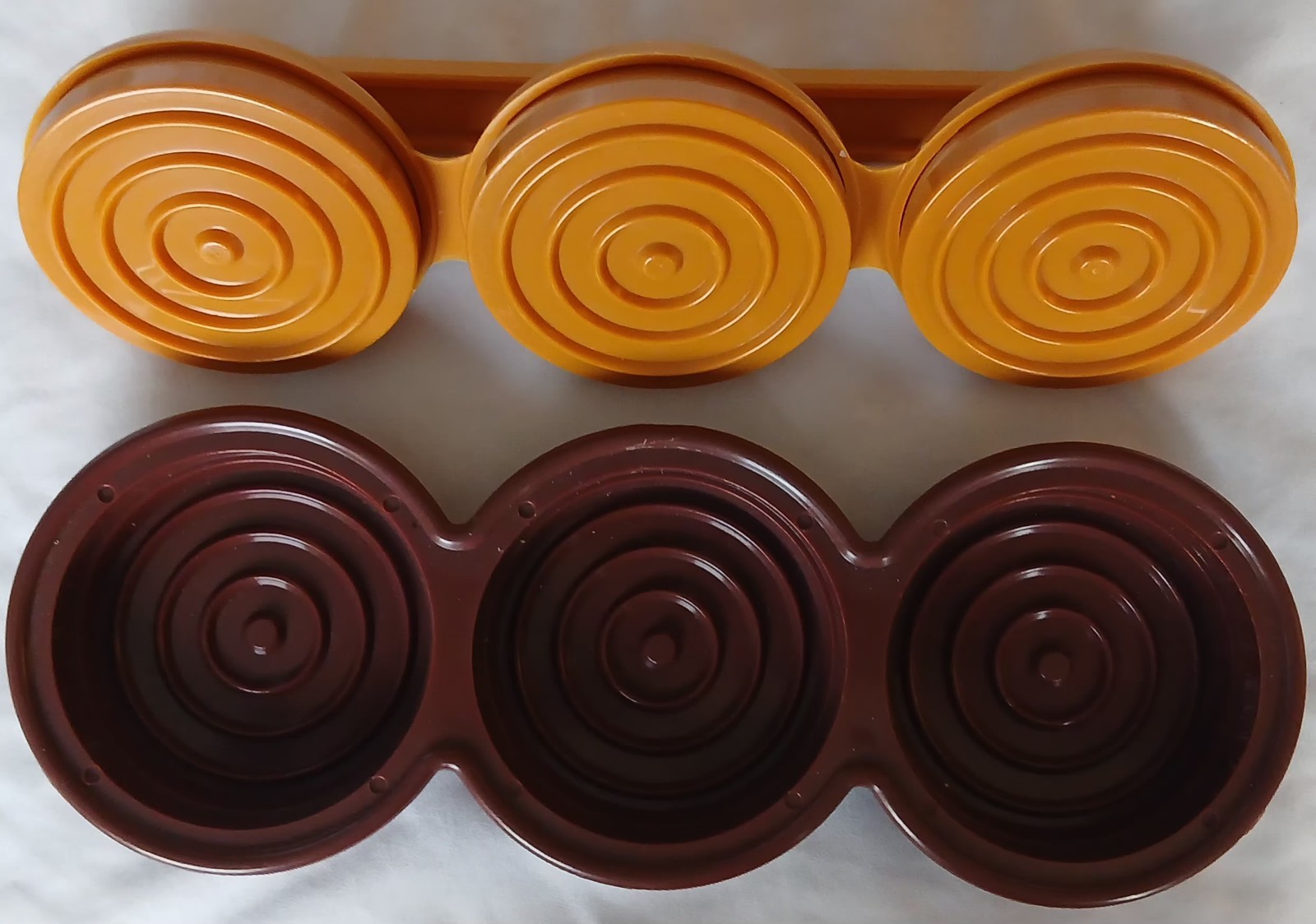 Vintage Charcoal Companion ~ mini slider burger press ~ plastic ~ 2008 ~ makes 3 gallery