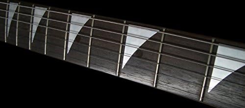Jockomo Shark Fin (White Pearl) with Rosewood Dots for Guitar Inlay Sticker gallery