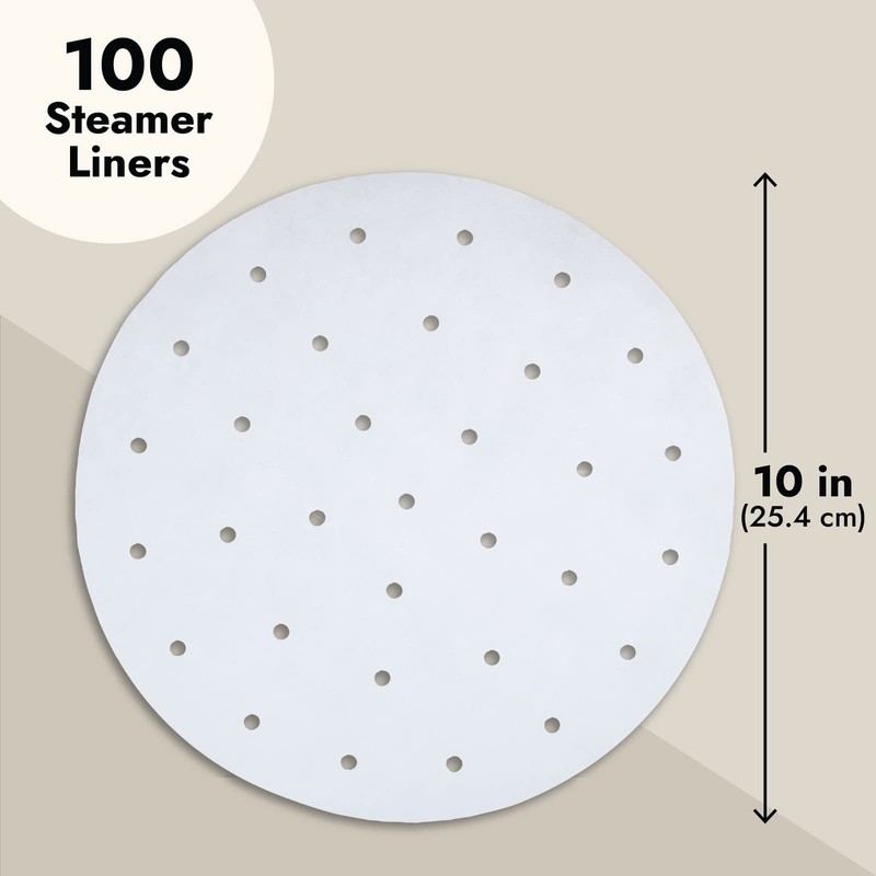 Juvale Disposable Air Fryer Liners - 10-Inch Round White 10 inches, gallery
