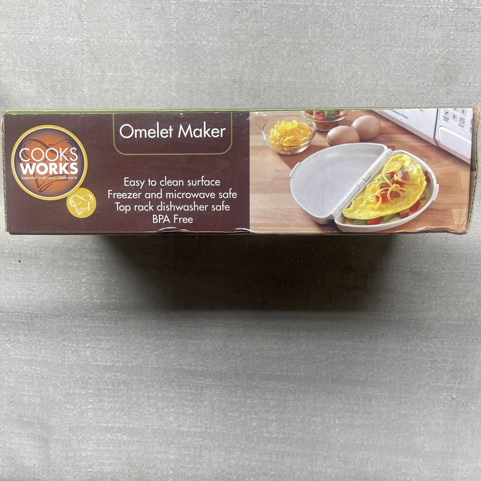 New Cooks Works Omelet Maker #3329 Dishwasher Safe BPA Free gallery