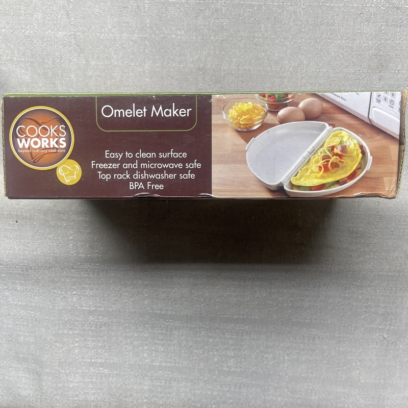 New Cooks Works Omelet Maker #3329 Dishwasher Safe BPA Free gallery
