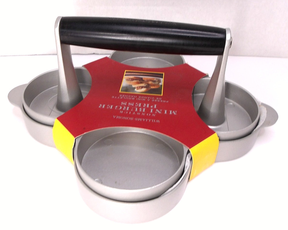 Williams-Sonoma Nonstick Mini Burger Press, Cast Aluminum, Makes 4