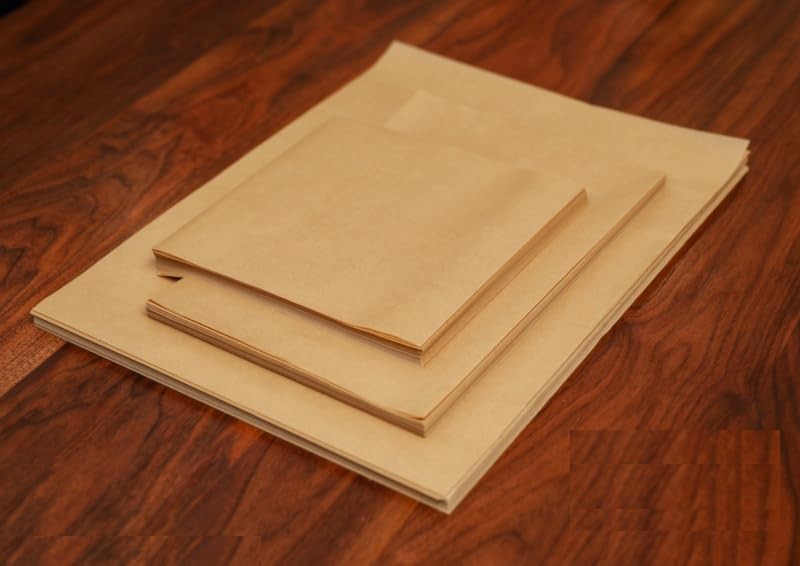 400 Sheets Disposable Parchment Paper Baking 4 x 4 Inch, Brown gallery