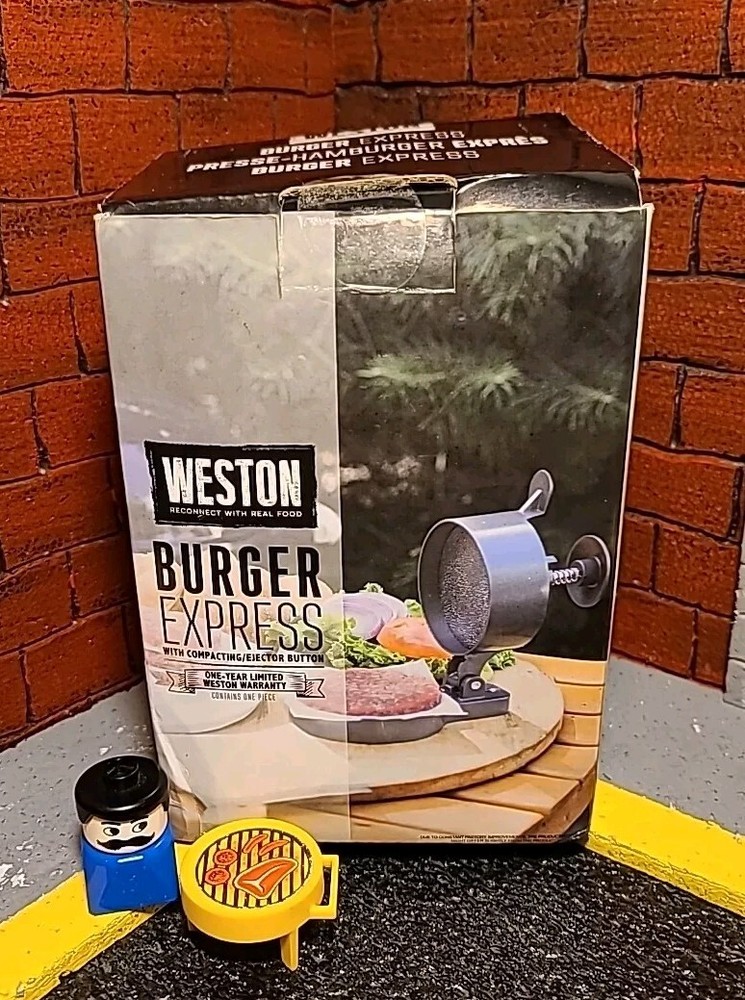 NEW Weston Burger Express Burger Press w/ Patty Ejector Model 07-0310-W