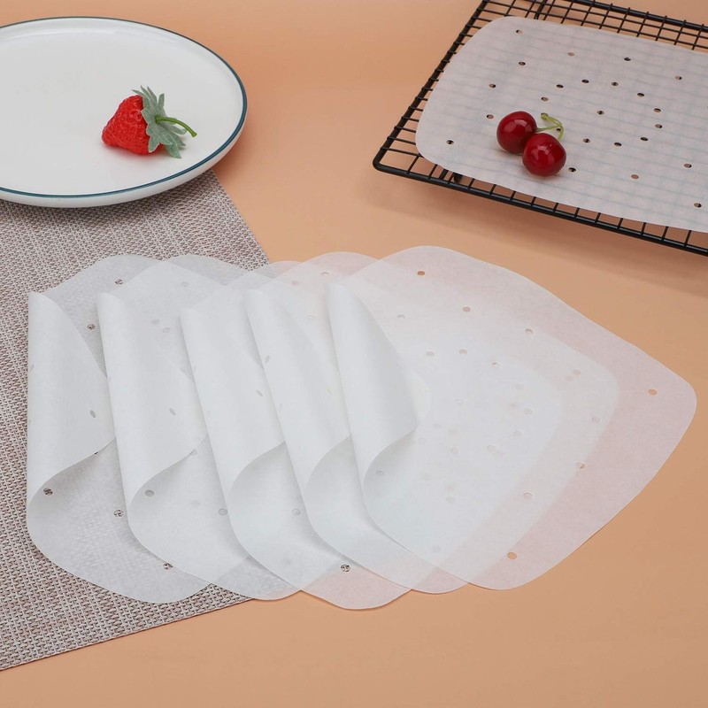 Beasea Air Fryer Square Liners 8 Inch, 200pcs Parchment Paper 8 White gallery