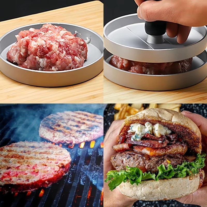 1pc Burger Press Non-Stick Hamburger Patty Maker or Kitchen BBQ Grill gallery