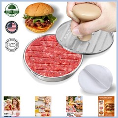 Heavy-Duty Stainless Steel Burger Press for Perfectly Shaped Patties Every Time