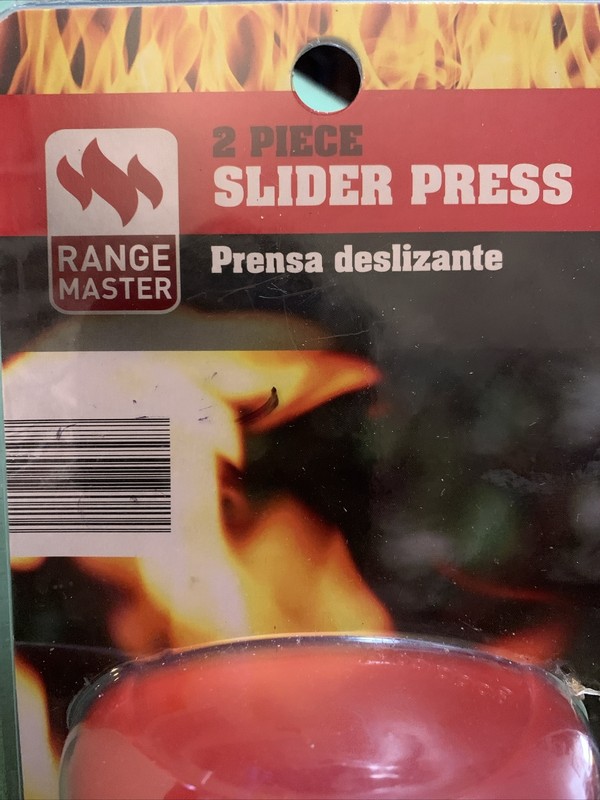Range Master: Two Piece Burger Slider Press. Sealed. gallery