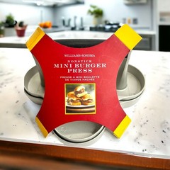 Williams Sonoma Nonstick Mini Slider Burger Press 4 -Hole