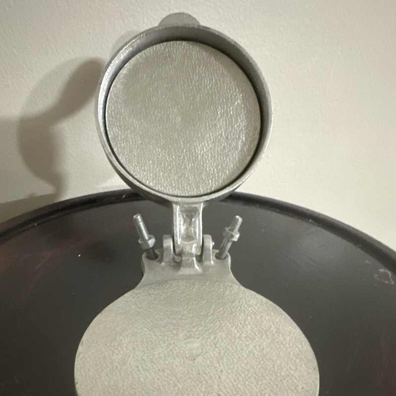 Intedge Aluminum Burger Patty Press Large 6 in Adjustable Silver OP2 gallery
