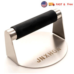 Smash Burger Press 5.5 Inch Round Burger Smasher for Griddle Professional Sta…