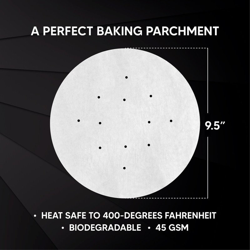 Helen’s Asian Kitchen Steamer Parchment Liners, For Set of 20, Paper, White gallery