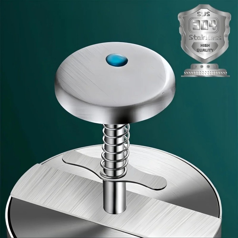 1pc 304 Stainless Steel Hamburger Patty Press Non-Stick Burger Maker gallery