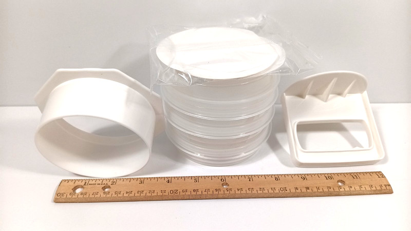 Mission Gallery Hamburger Press Patty Maker - 4 in1 Burger Mold Patty Press gallery