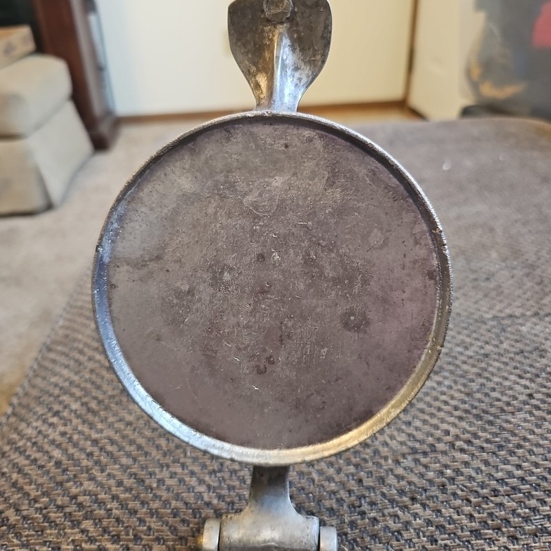 Vintage Hamburger Press Chef Die Cast Aluminum Sears Retro Kitchen 9x5" gallery