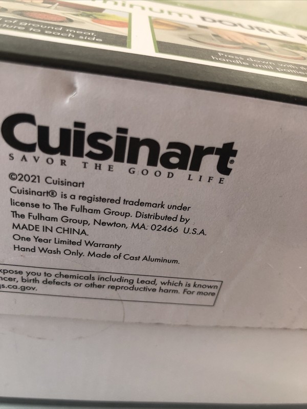 Cuisinart Outdoor Grilling CABP-320 Cuisinart Cast Aluminum Double Burger Press gallery