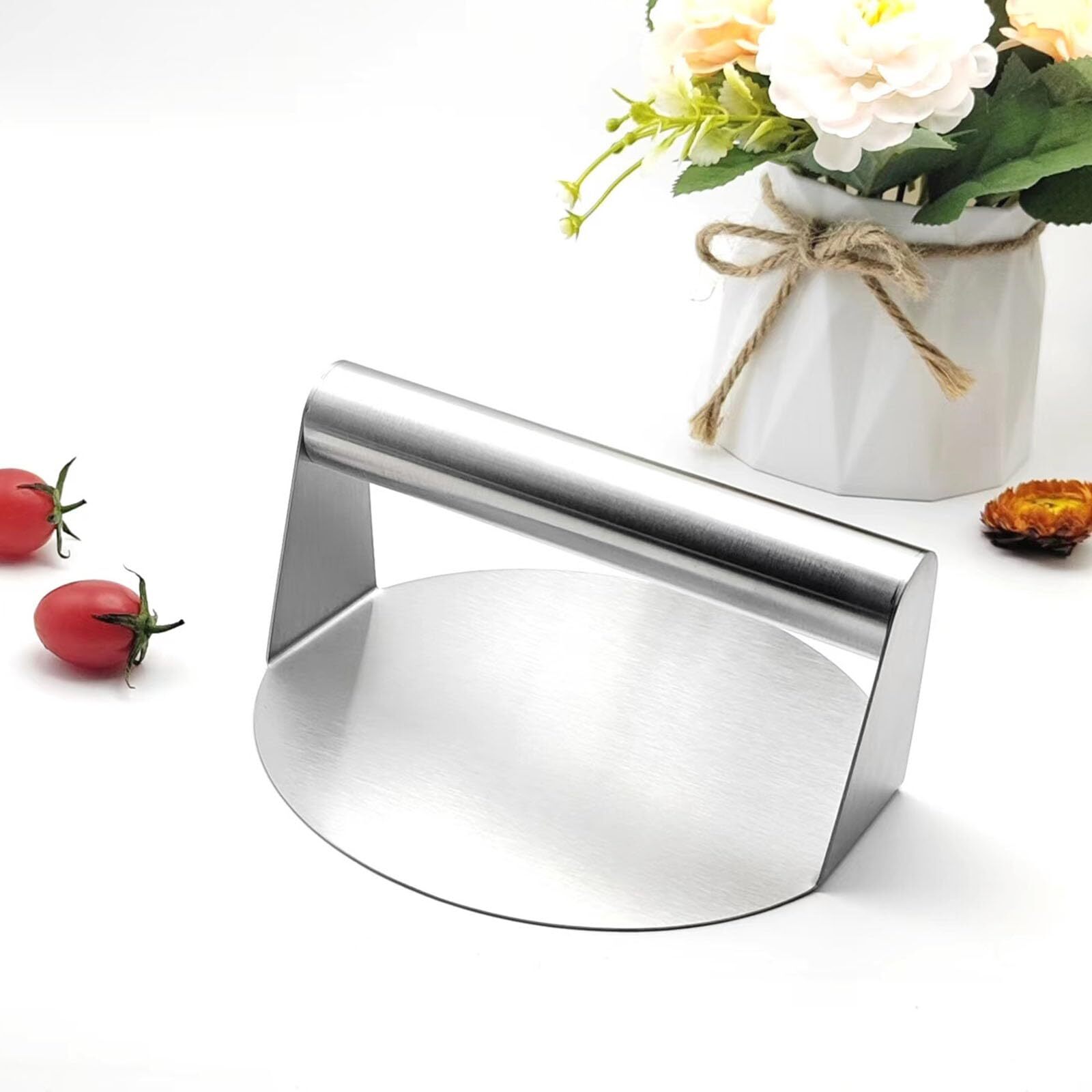 Meat Barbecue Presses, 5.5 Inch Stainless Steel Round Hamburger Meat Mold gallery
