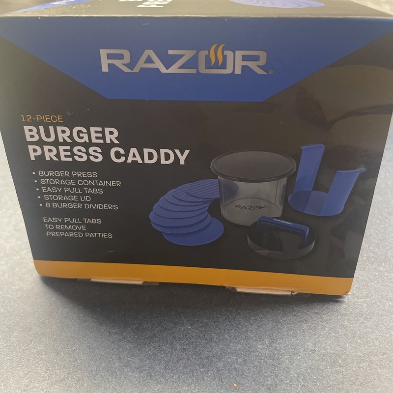 Razor 12 piece burger press caddy gallery