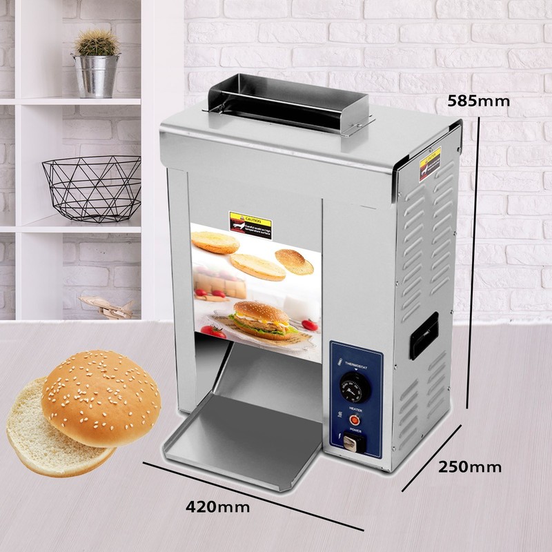 Kolice Commercial Chain Type Hamburger Baking Machine, Burger Bread Toaster gallery