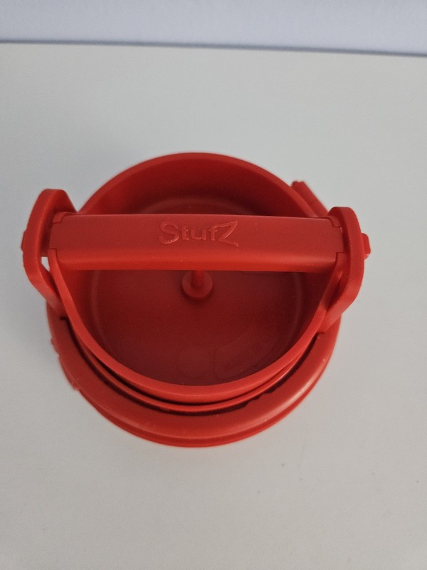 Stufz Stuffed Burger Press Hamburger Patty Maker Red NEW CONDITION! gallery