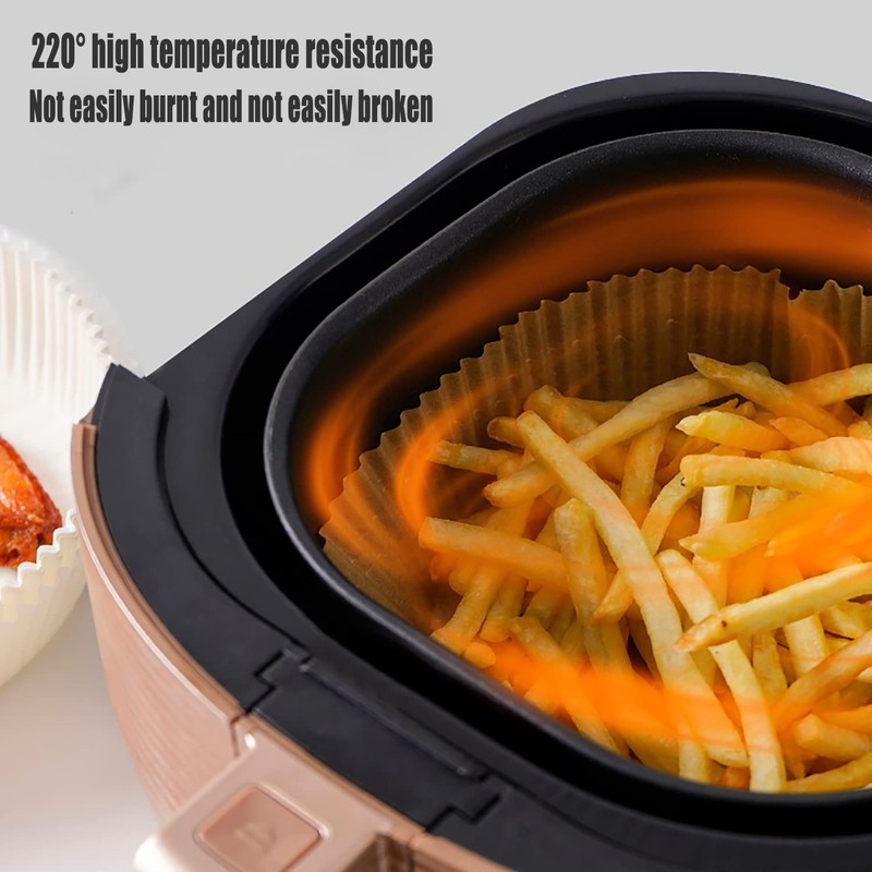 Air Fryer Disposable Paper Liner,Disposable Pads, 6.3 inches gallery