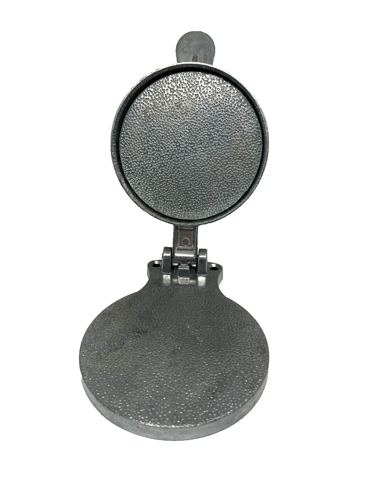 Aluminum Hamburger Press with Hinge Vintage Taiwan Silver gallery