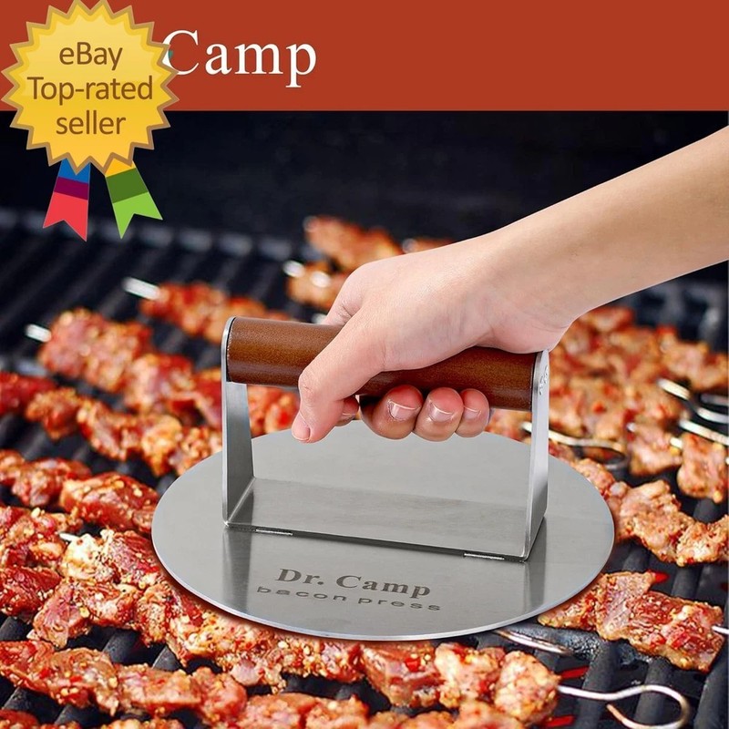 7 INCH Stainless Steel Smash,Burger Press,Burger Smasher,Hamburger Press,Patty S gallery