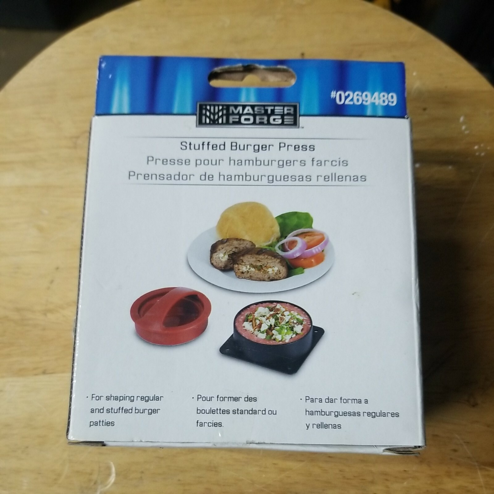 Burger Press Regular Shape & Stuffed Burger Patties by Master Forge gallery