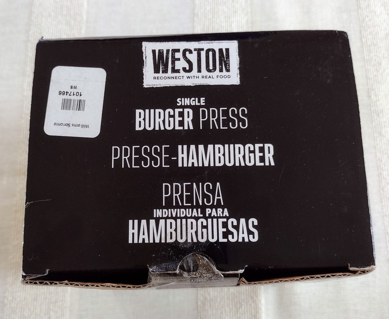 Weston Single Burger Press For 4 1/2" Diameter Patties 1/4" to 1 1/4" Thickness gallery